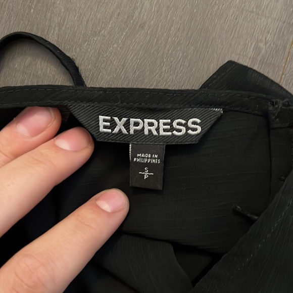 Short black chiffon Express Dress - Picture 2 of 2